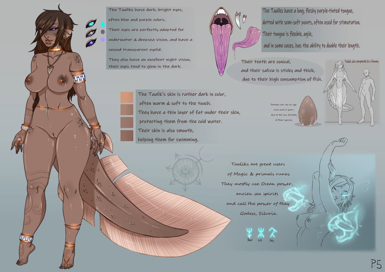 Monster Girl Hentai Gallery — Seductive Fishgirls Fantasy Art