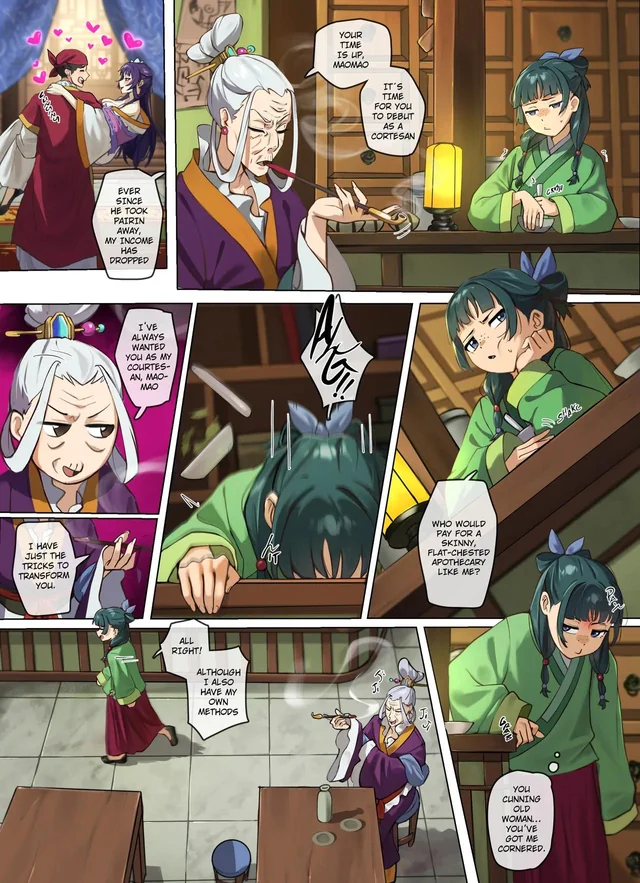 Maomao the Queen of the Verdigris House Gets Her Pussy Worshipped in Waligner’s Apothecary Diaries Hentai