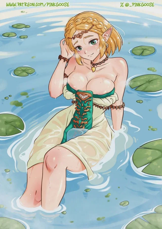Zelda Gets Pounded by Link in Pinkgoose’s Hero of Hyrule Hentai Parody