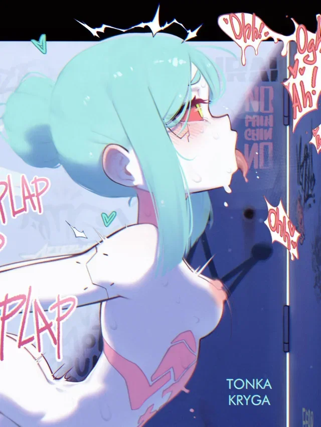 Free Hentai Episodes: Rebecca Big Teaser by Tonka in Cyberpunk Anime Hentai
