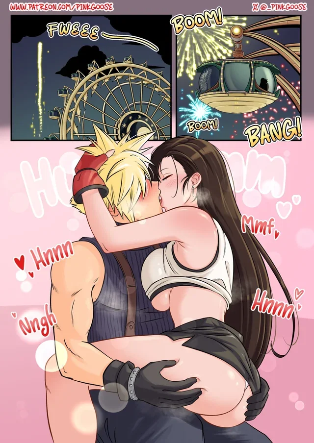 Tifa and Cloud Fuck Hard During Their Steamy Fifteen Minutes in Pinkgoose Final Fantasy Free Hentai