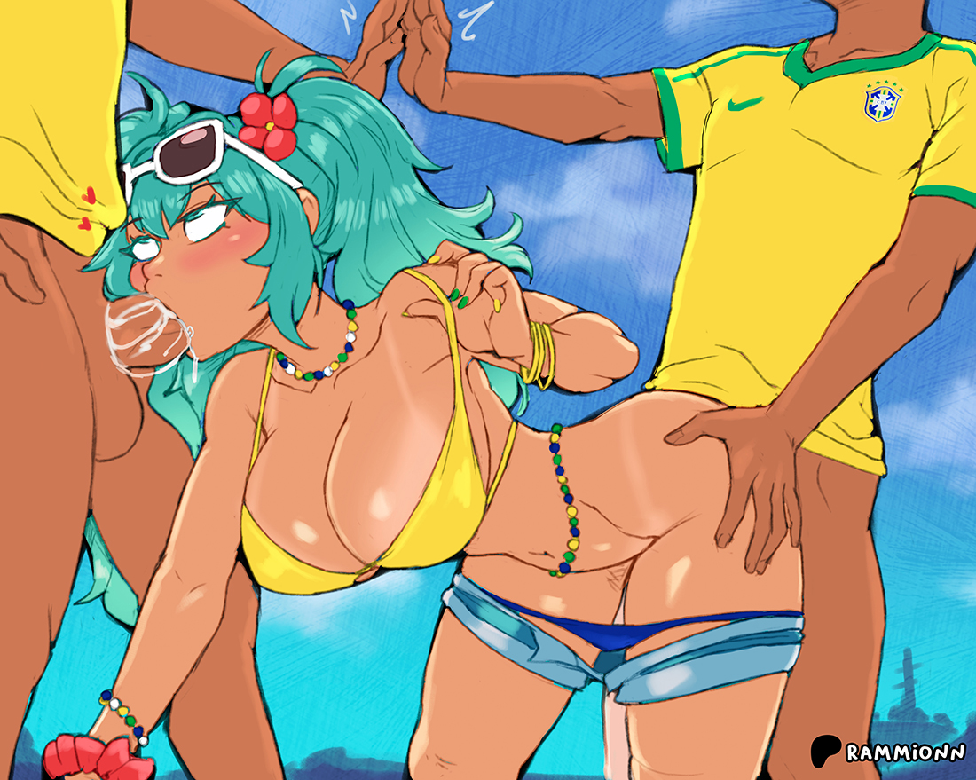 Brazilian Miku Goes Wild in Uncensored Hentai After World Cup Party