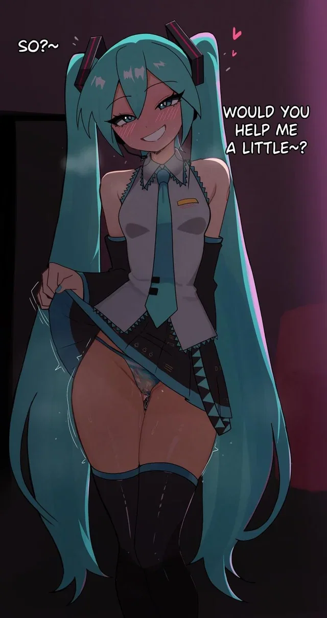 Miku’s Wild Vocaloid Ride Gets Her Pussy Drenched in Thick Loads