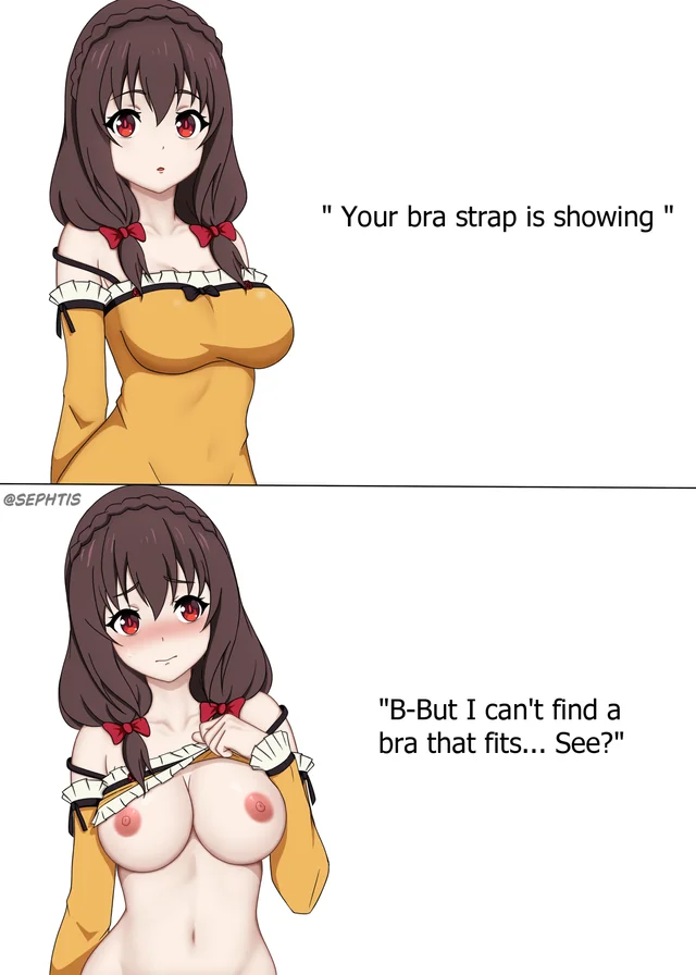 Yunyun’s Massive Tits Steal the Show in This Konosuba Hentai Clip