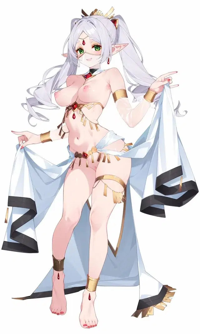 Dancer Frieren Gets Wild in This Lewd Fantasy Hentai Clip
