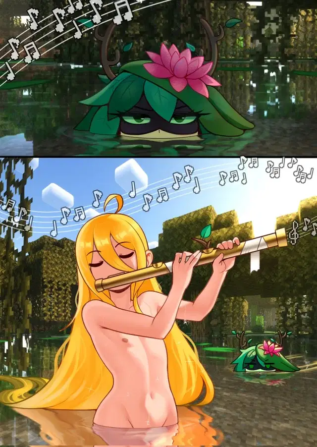 Huntress Wizard stalks Finn in steamy Adventure Time hentai