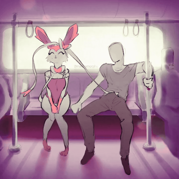 Sylveon’s Steamy Train Ride Pokemon Hentai Clip