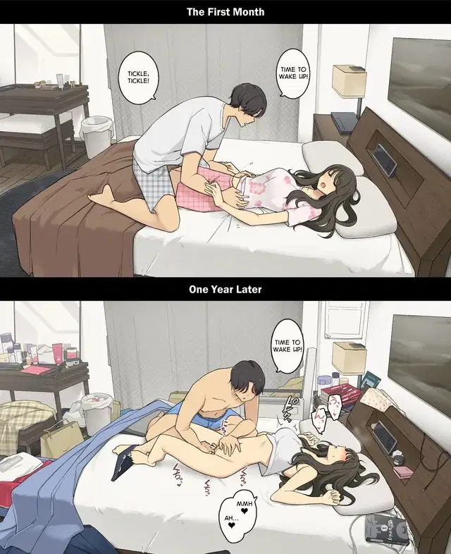 Wakamatsu Original Yuri Hentai Shows One Month vs One Year Relationship Heat