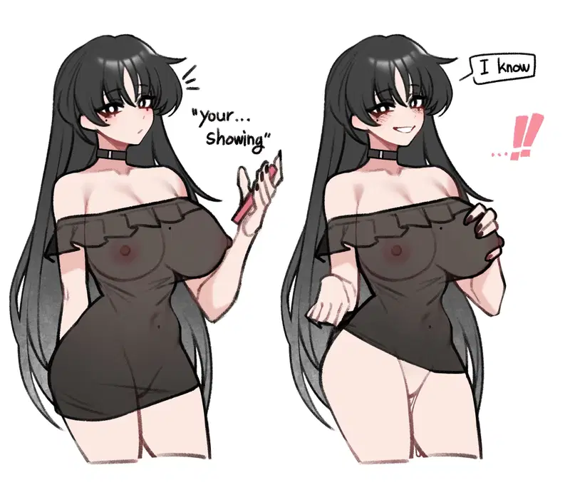 Demon girl teases with slow, filthy monster hentai pacing