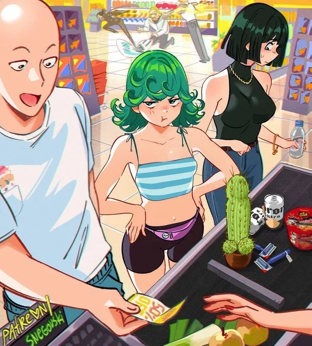 Tatsumaki rides every toy in this uncensored One Punch Man hentai OVA