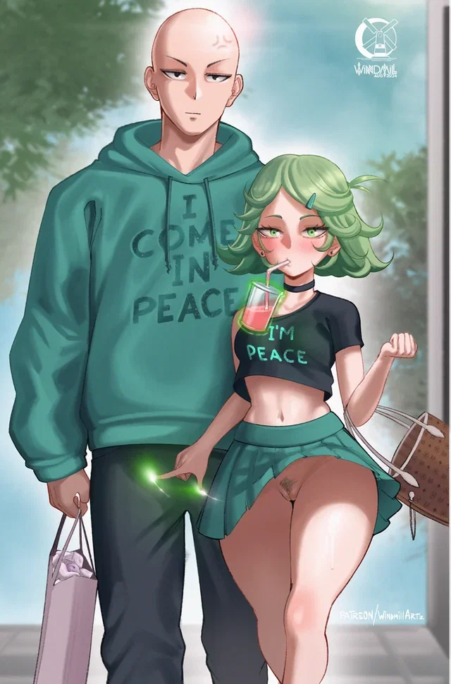 Saitama x Tatsumaki WindMill One Punch Man Hentai Clip