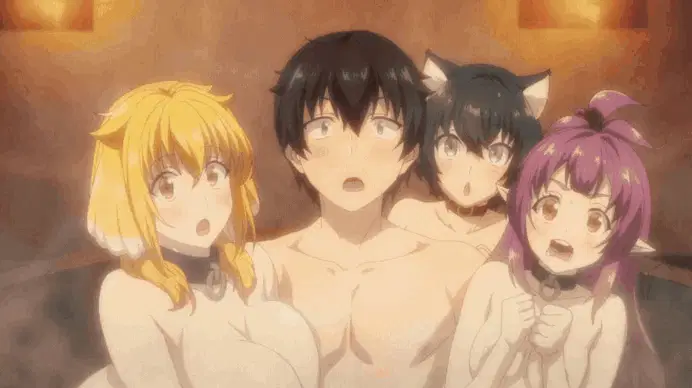 Isekai Meikyuu de Harem wo Passione girl shocks them with her massive size