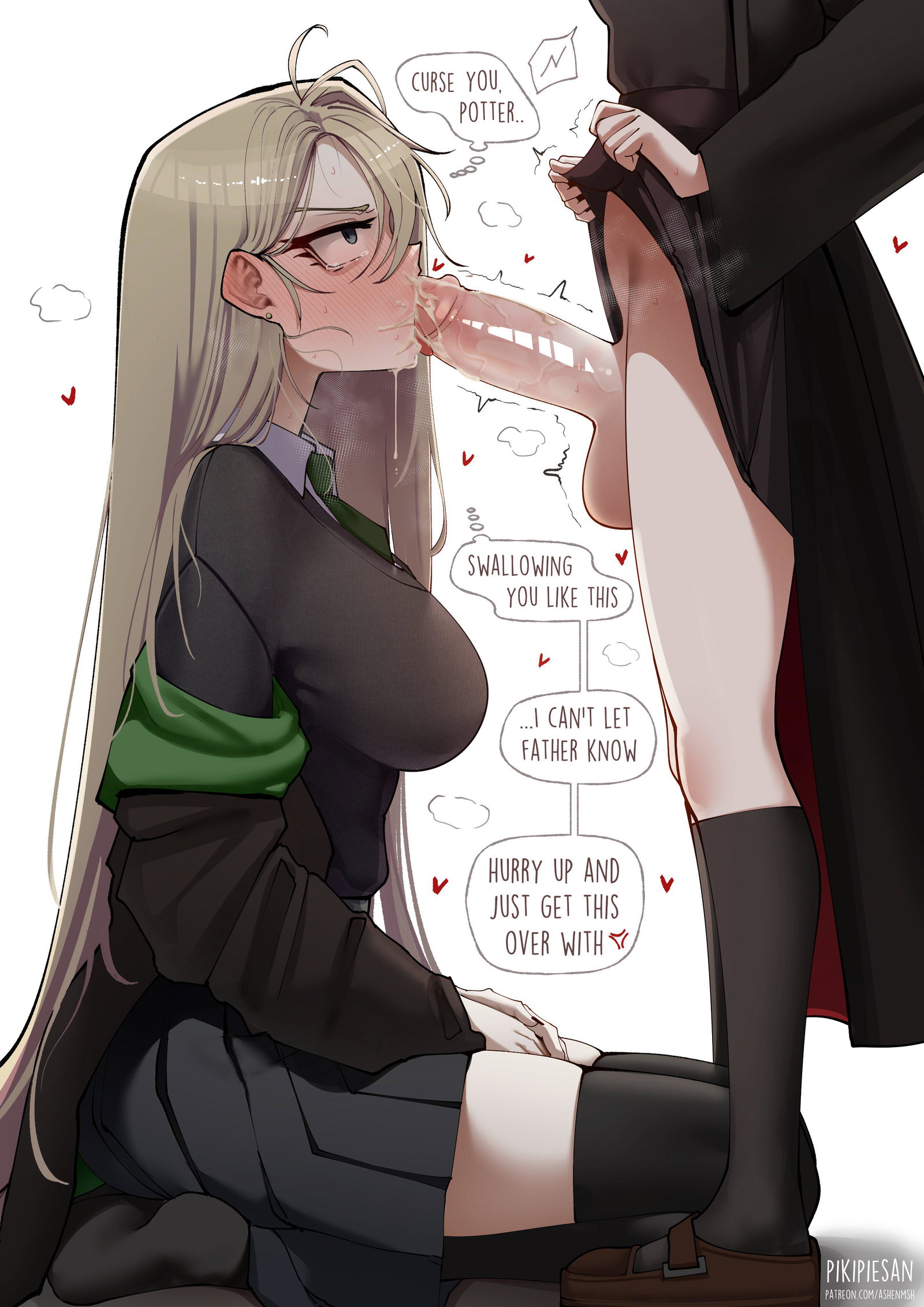 Galfoy Deepthroats Futa Harry in Uncensored Harry Potter Hentai