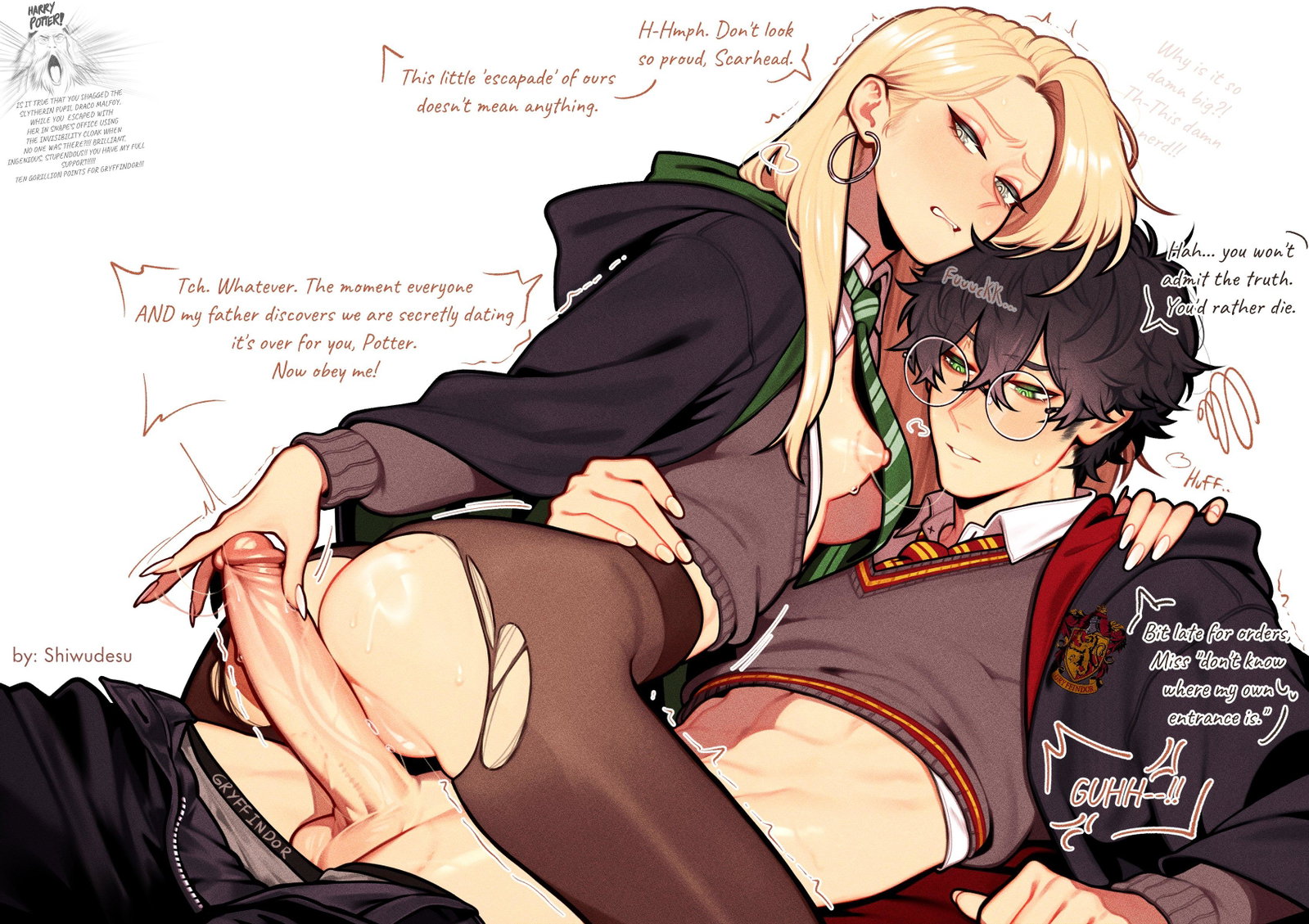 Malfoid’s Little Escapade: Uncensored Harry Potter Monster Hentai