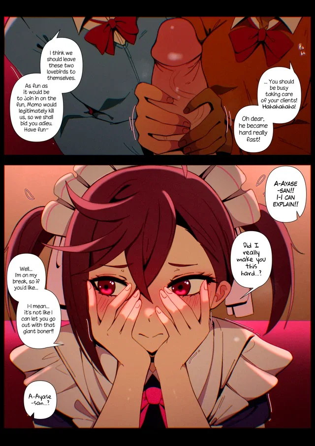 Maid Momo Niui Dandadan Hentai Scene Gets Wild and Wet