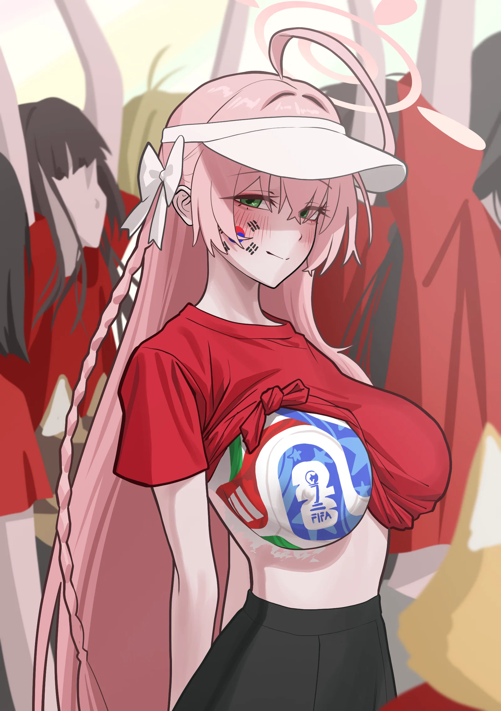 Football fan [blue archive] (okokorika)