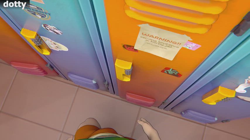 Meru Trapped in the Locker – BootyAnimations Hentai Clip