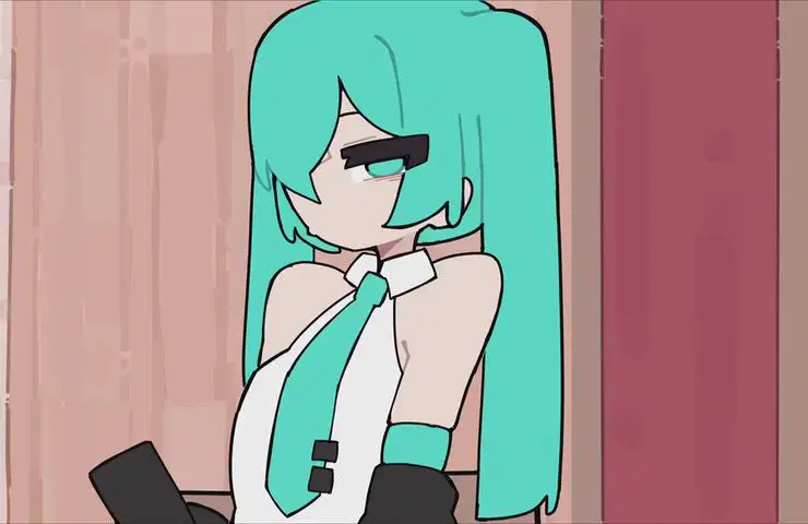 Miku’s Sloppy Blowjob Relieves Teito’s Tension Fast – Vocaloid Hentai