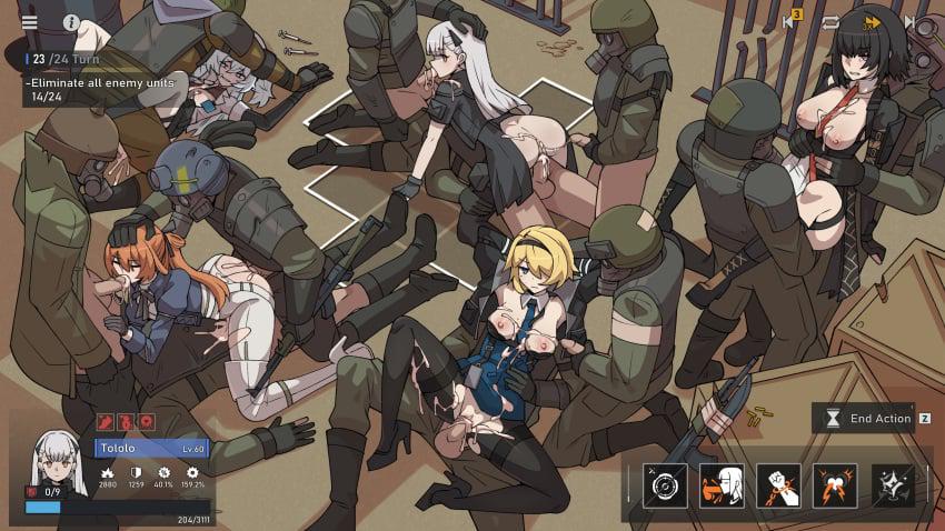Defeated Hentai Gallery — All-Female Battalion Captured