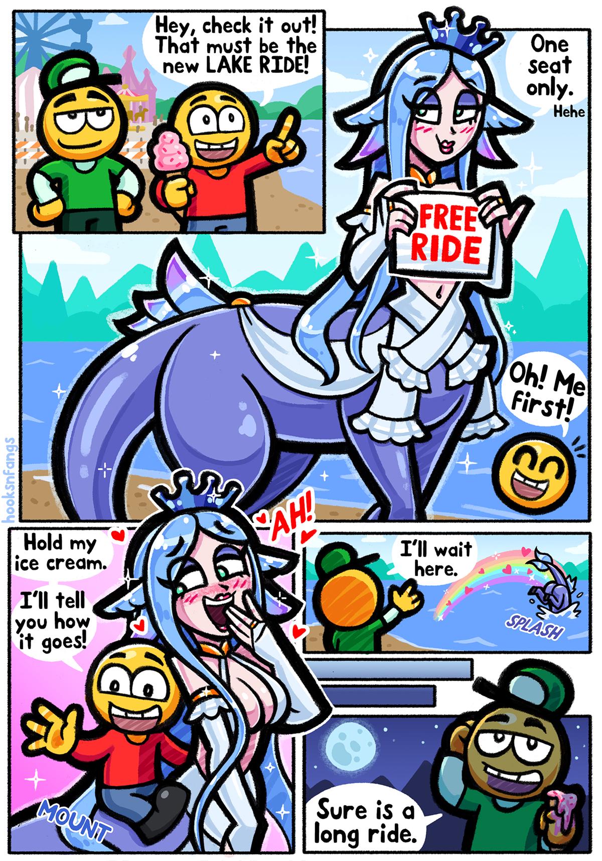 Monster girl hentai — Monster Girl Gallery — Kelpie Ride Fantasy by Ja