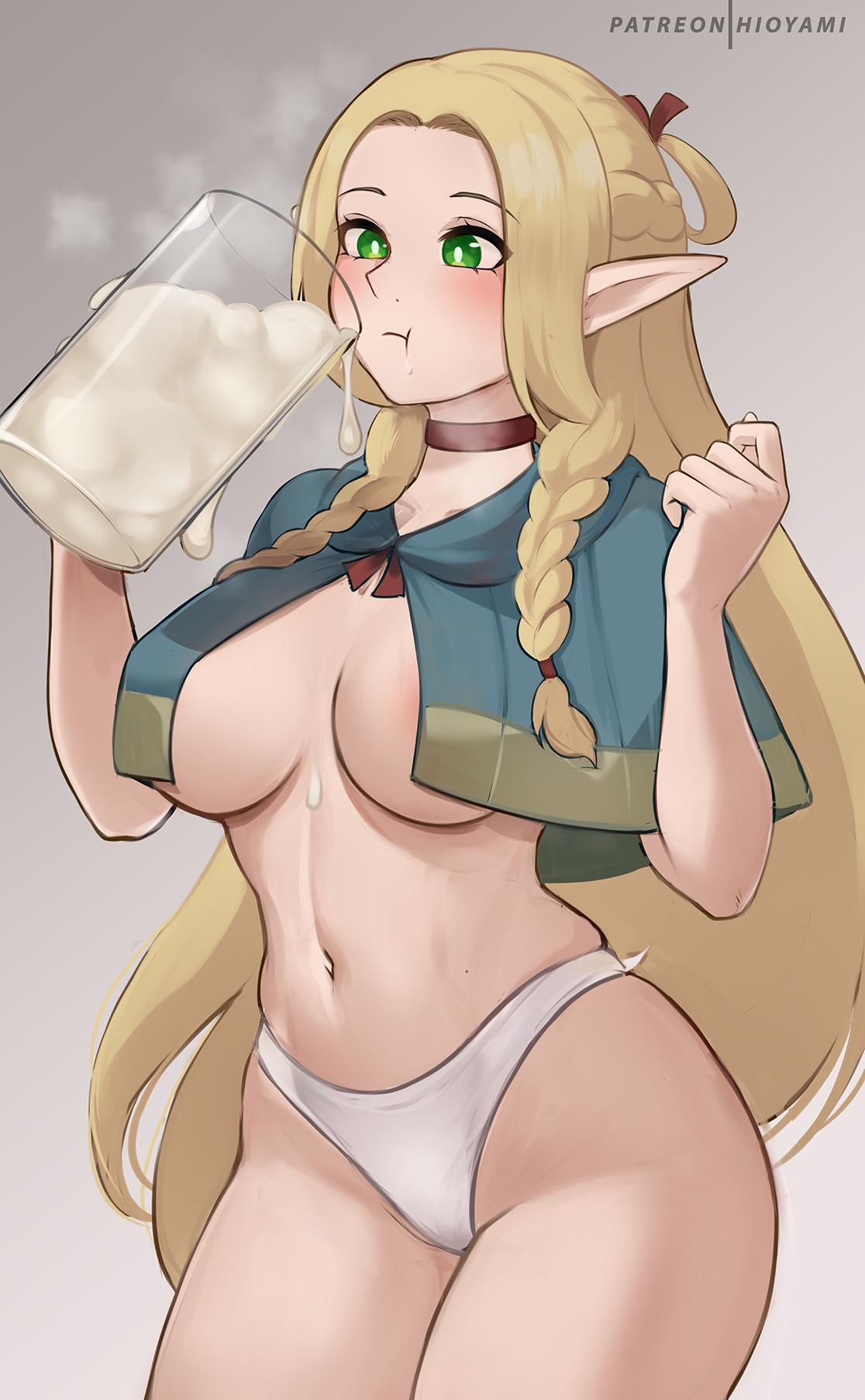Fantasy Hentai Gallery — Marcille Unleashed in Delicious in Dungeon