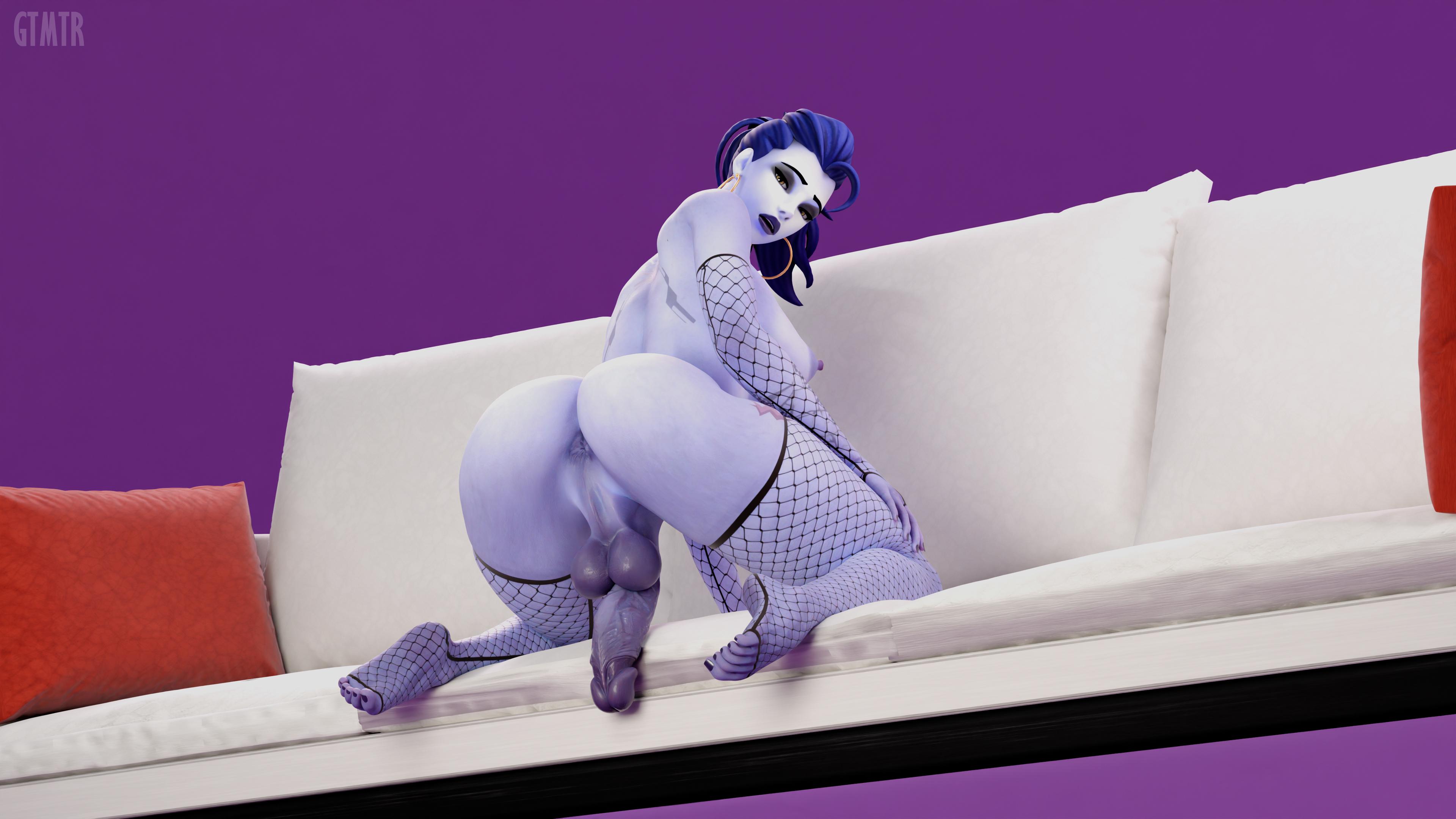 Widowmaker’s Desperate Pleasure [Futanari Overwatch Hentai]