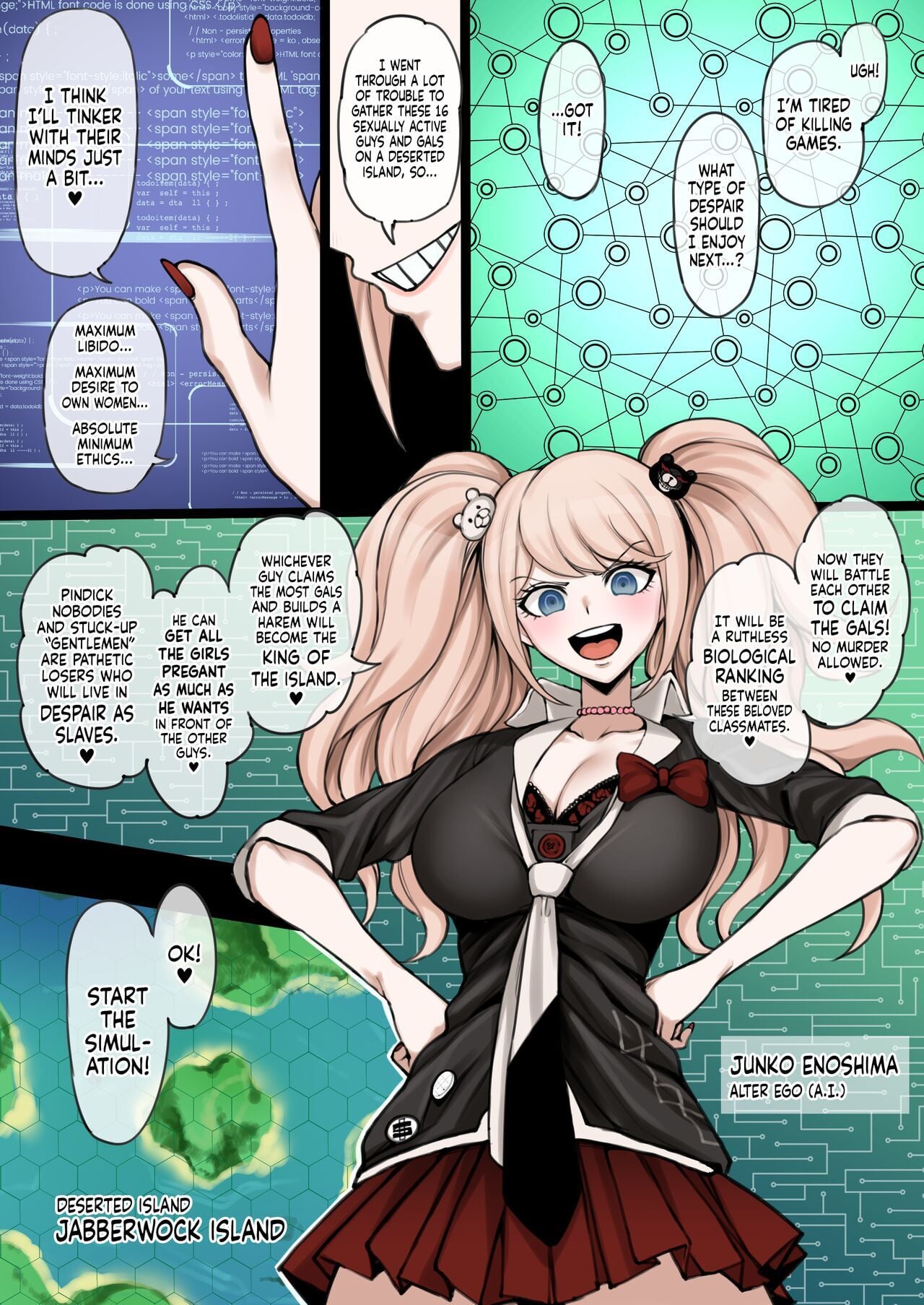 Terasu MC’s Despairing Delight in Danganronpa 2
