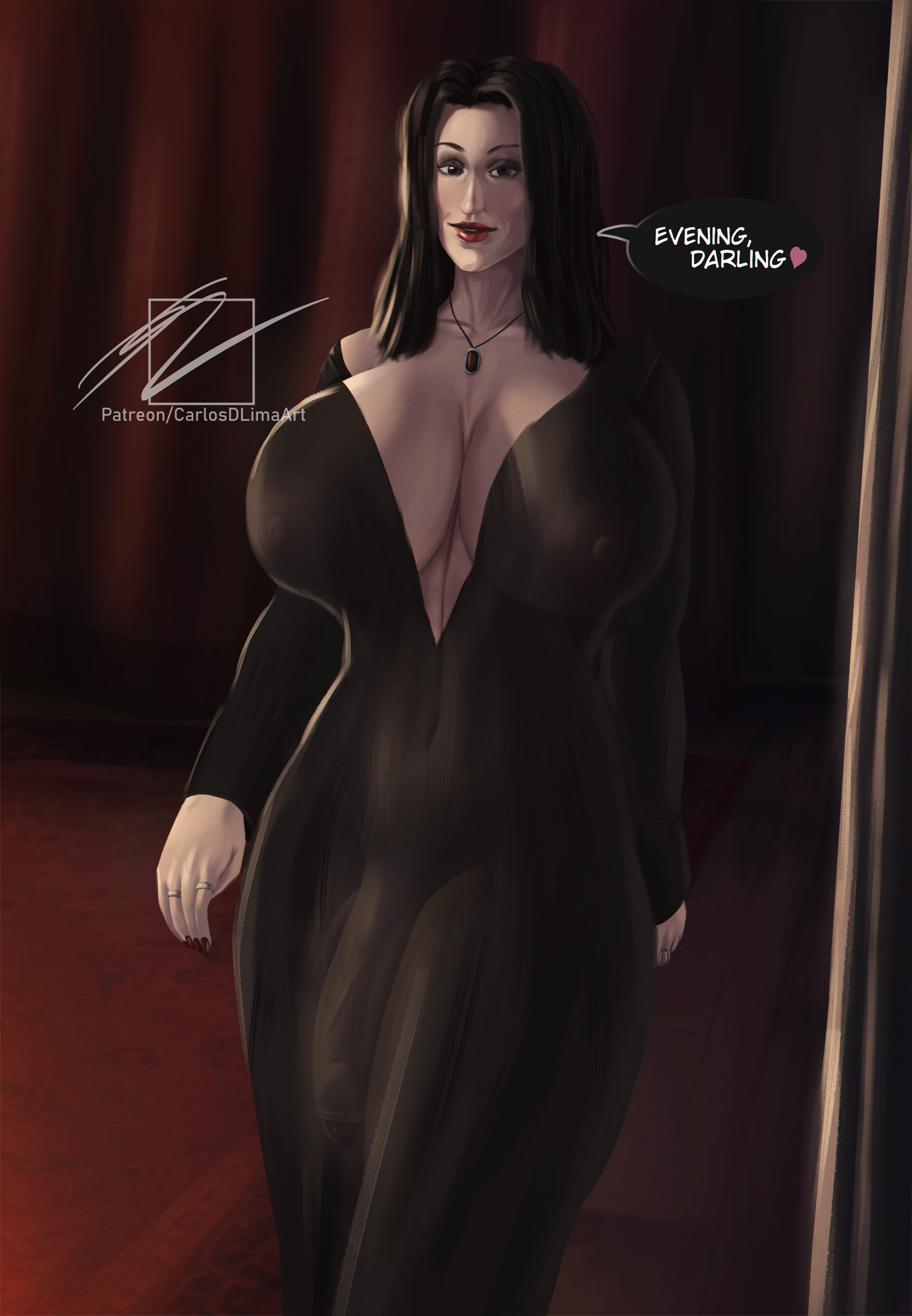 Morticia’s Ecstatic Encounter with the Seductive Succubus
