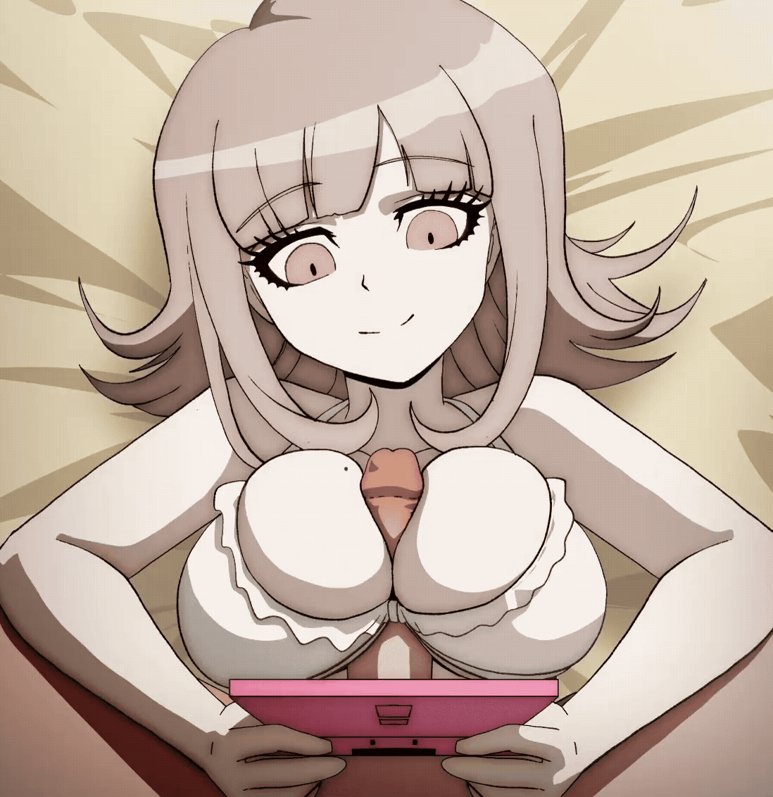 Chiaki’s Sensual Titjob Fantasy in Danganronpa