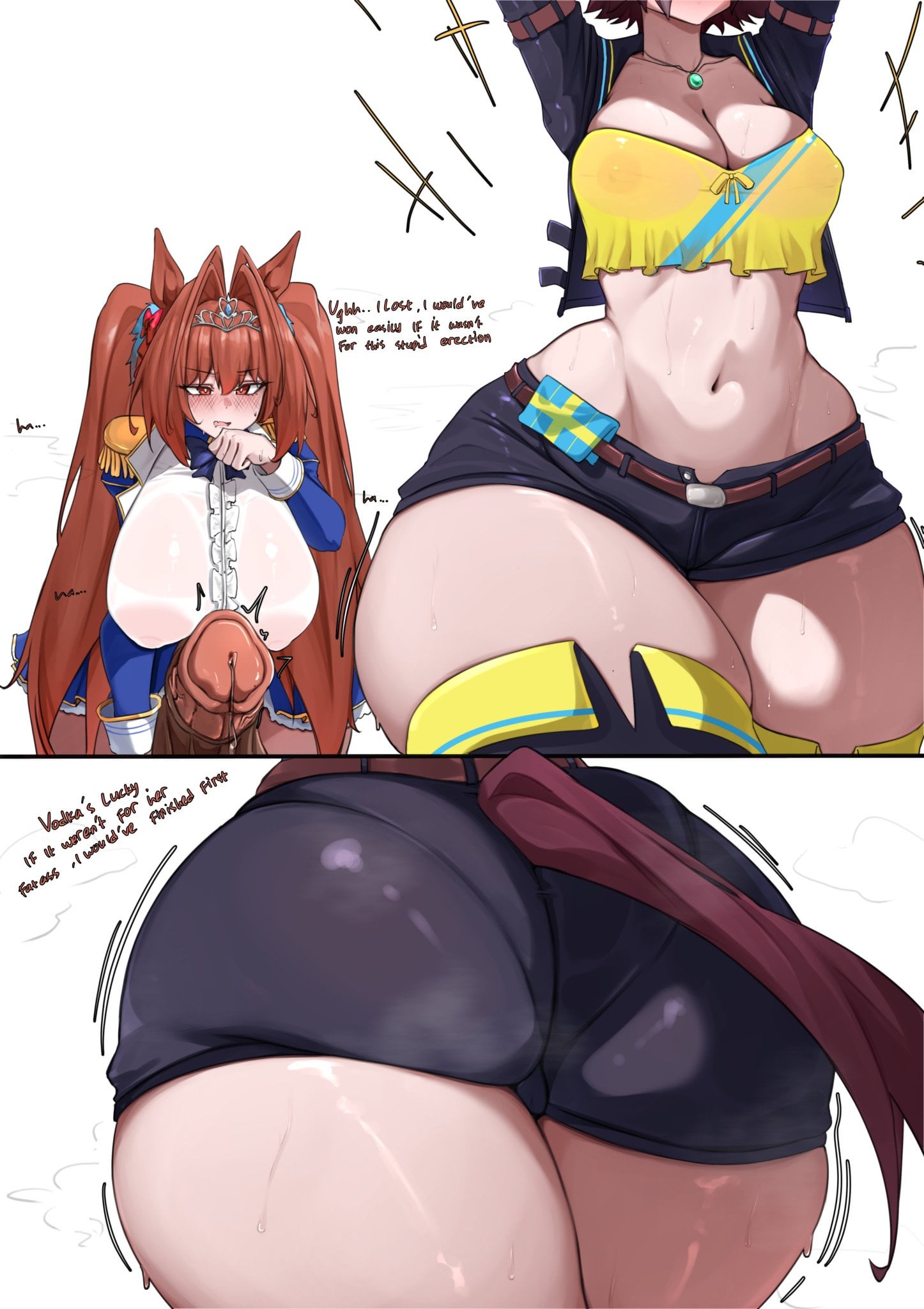 Rivals in Bed: Scarlet and Vodka’s Forbidden Frenzy