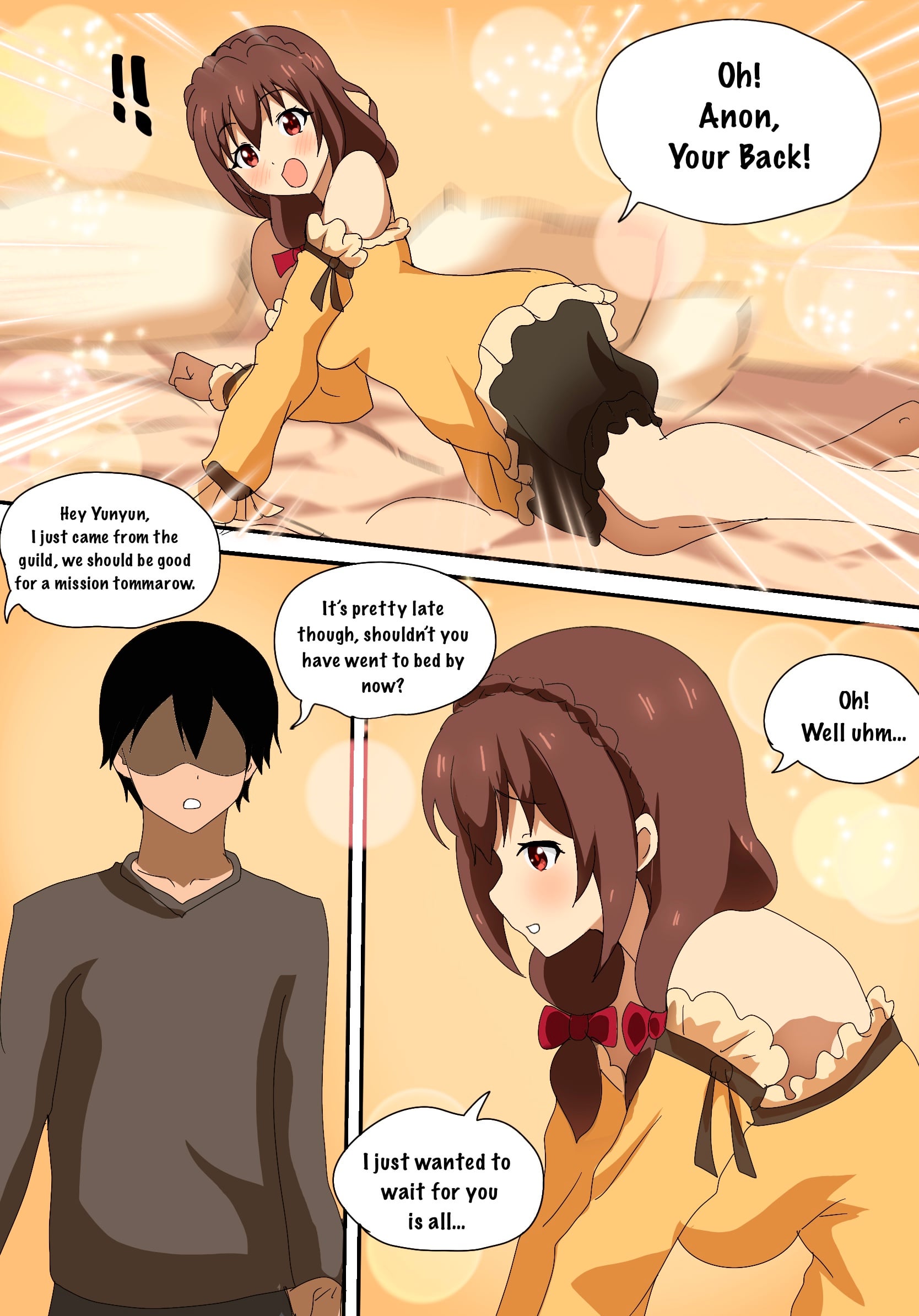 Yunyun lovey-dovey time [Konosuba] (Tatigami-kun)