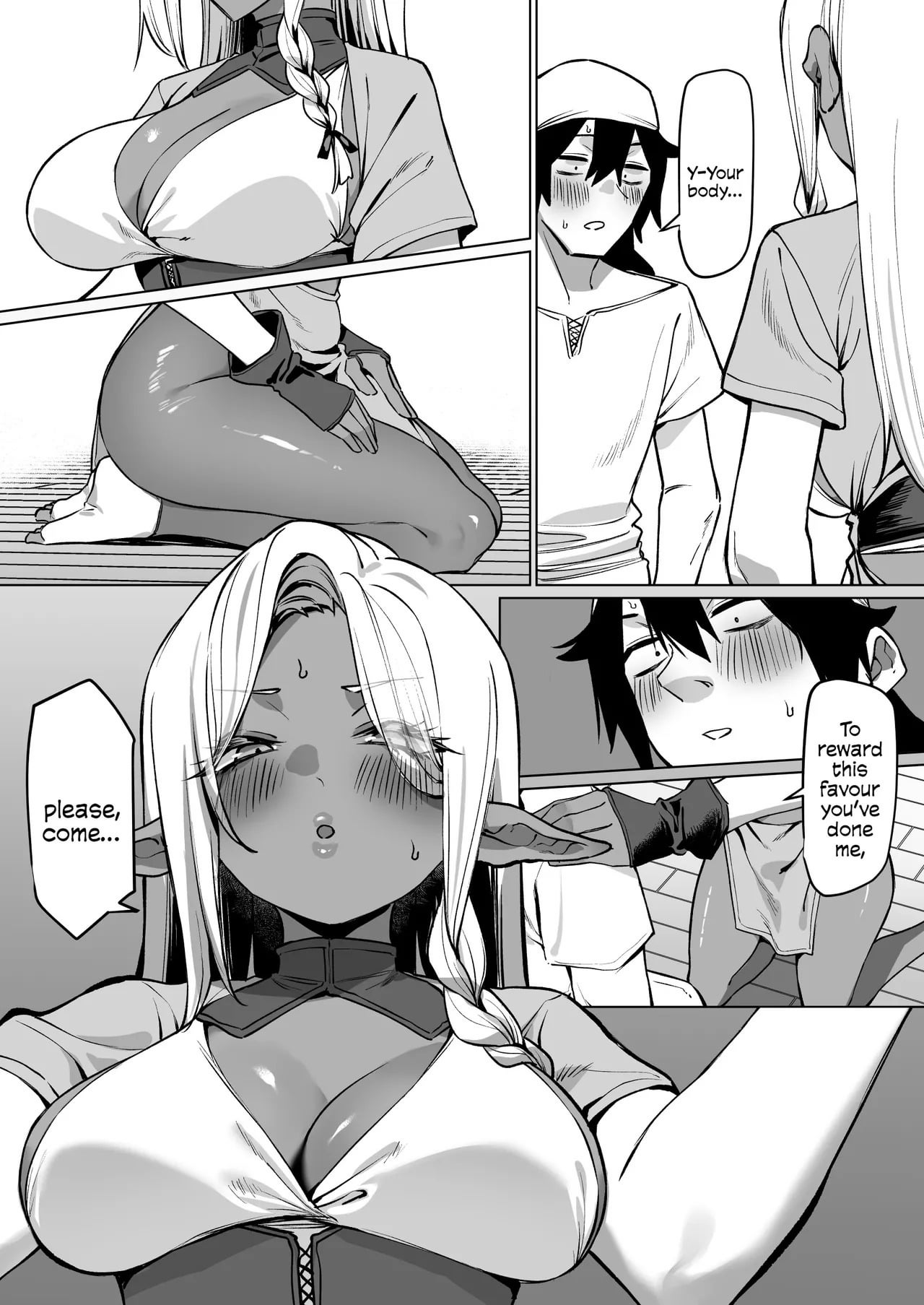 A Dark Elf Returned The Favour After I Saved Her