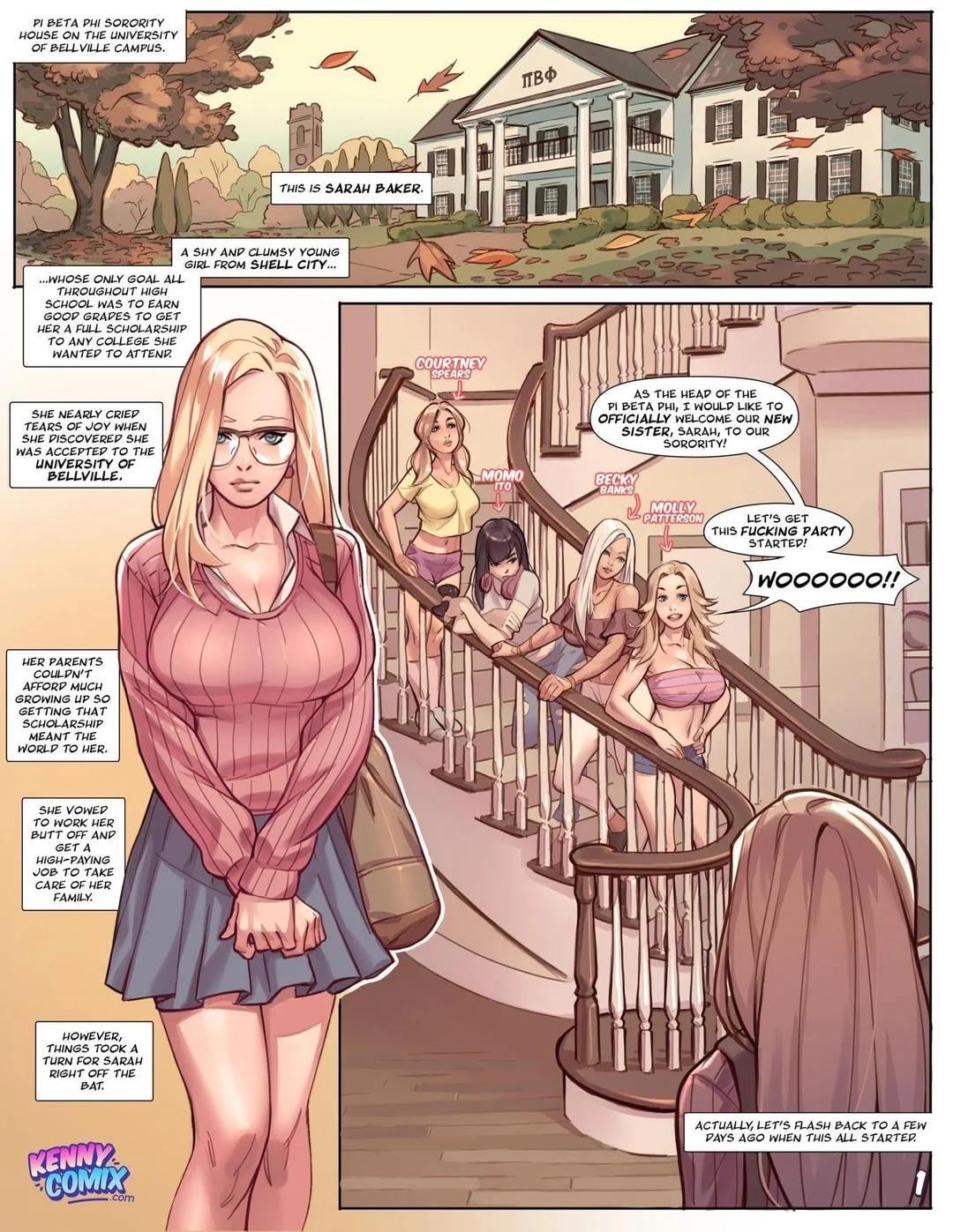 Naughty Sorority: The New Pledge [Kennycomix, Voidwave]