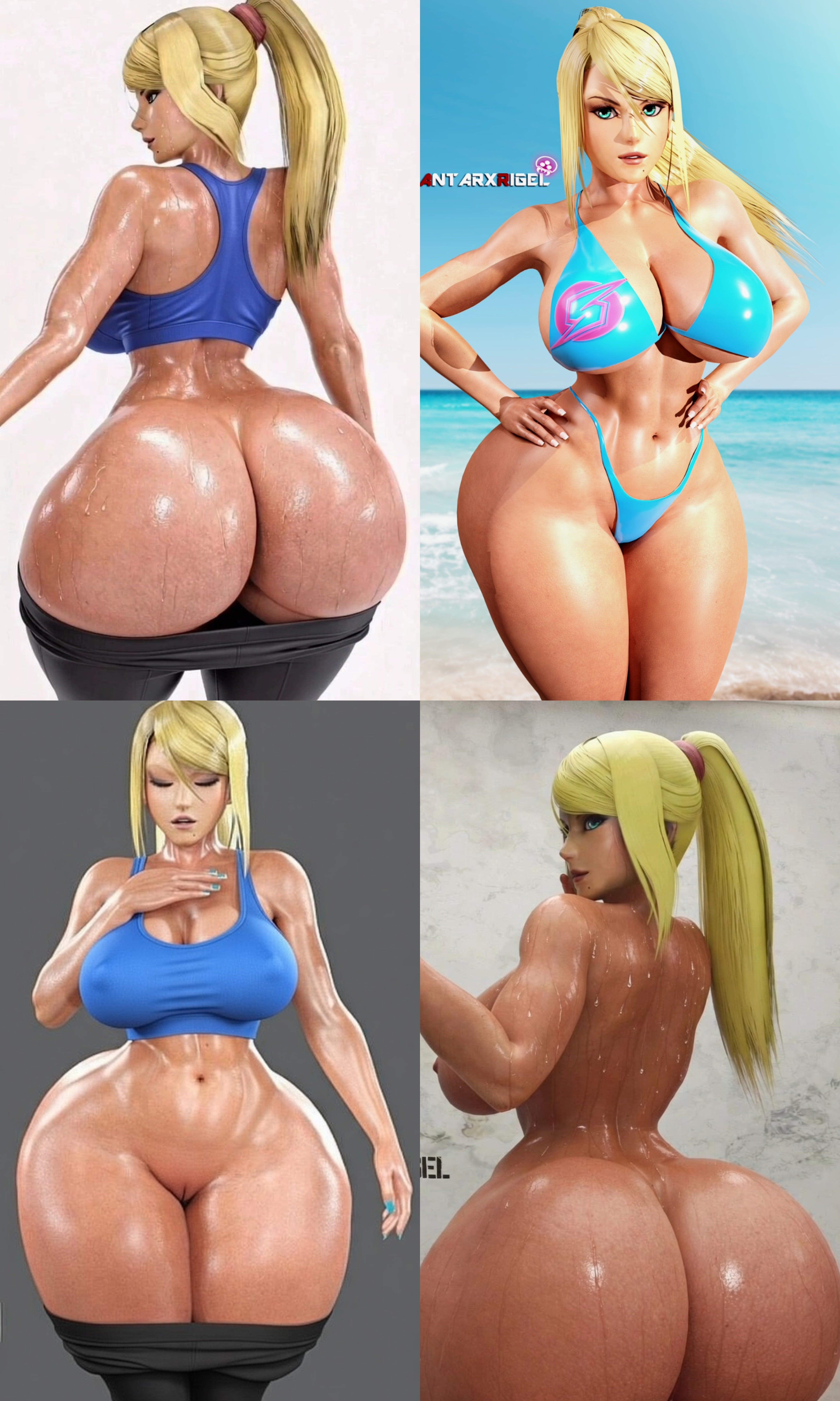 Samus Aran’s thicc breedable body