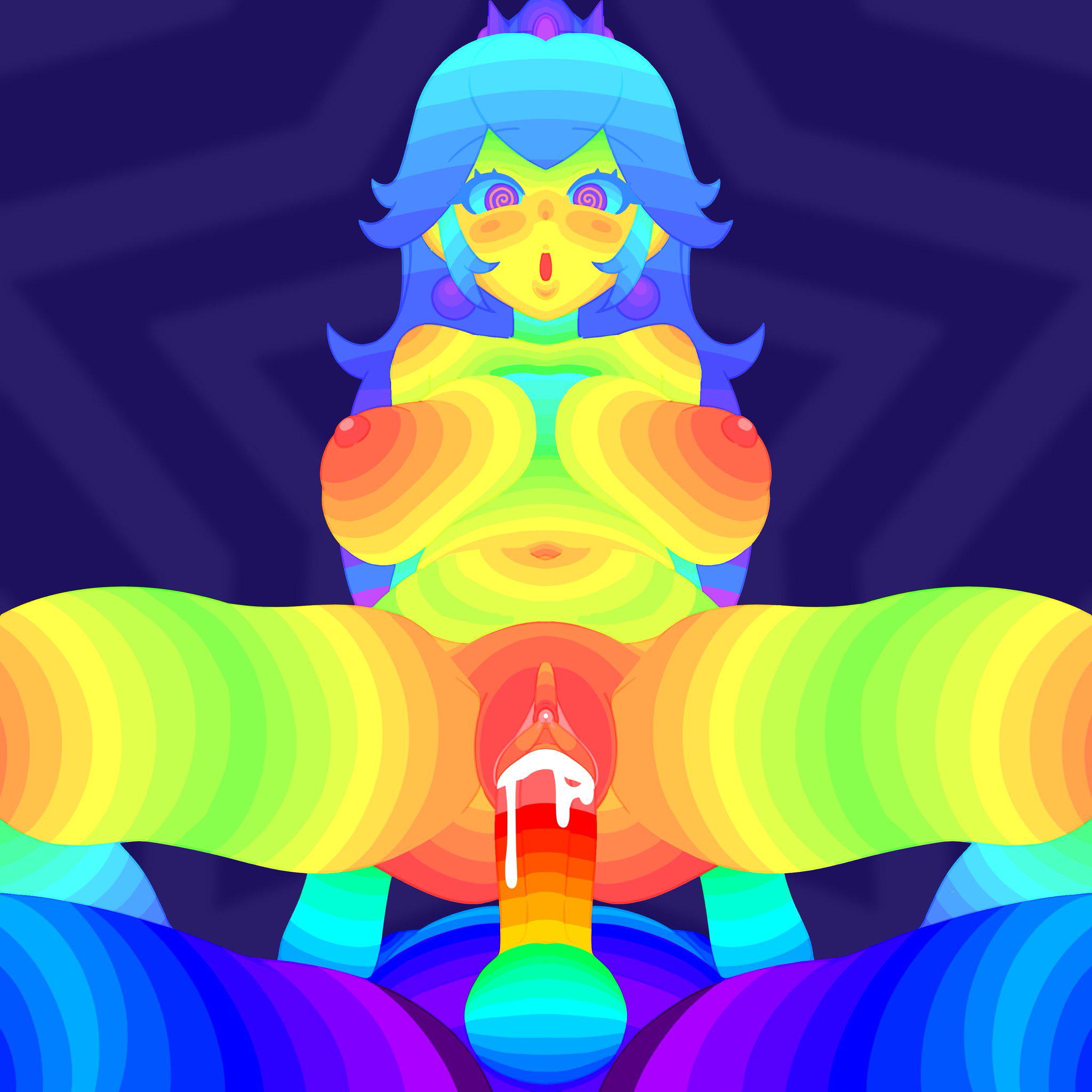 Cumming with Peach in Thermal vision (myt_626)
