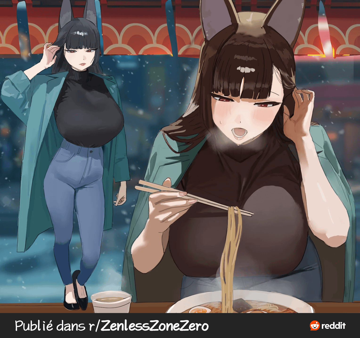 Some hot and colorful pics [zenless zone zero] (Hinto)