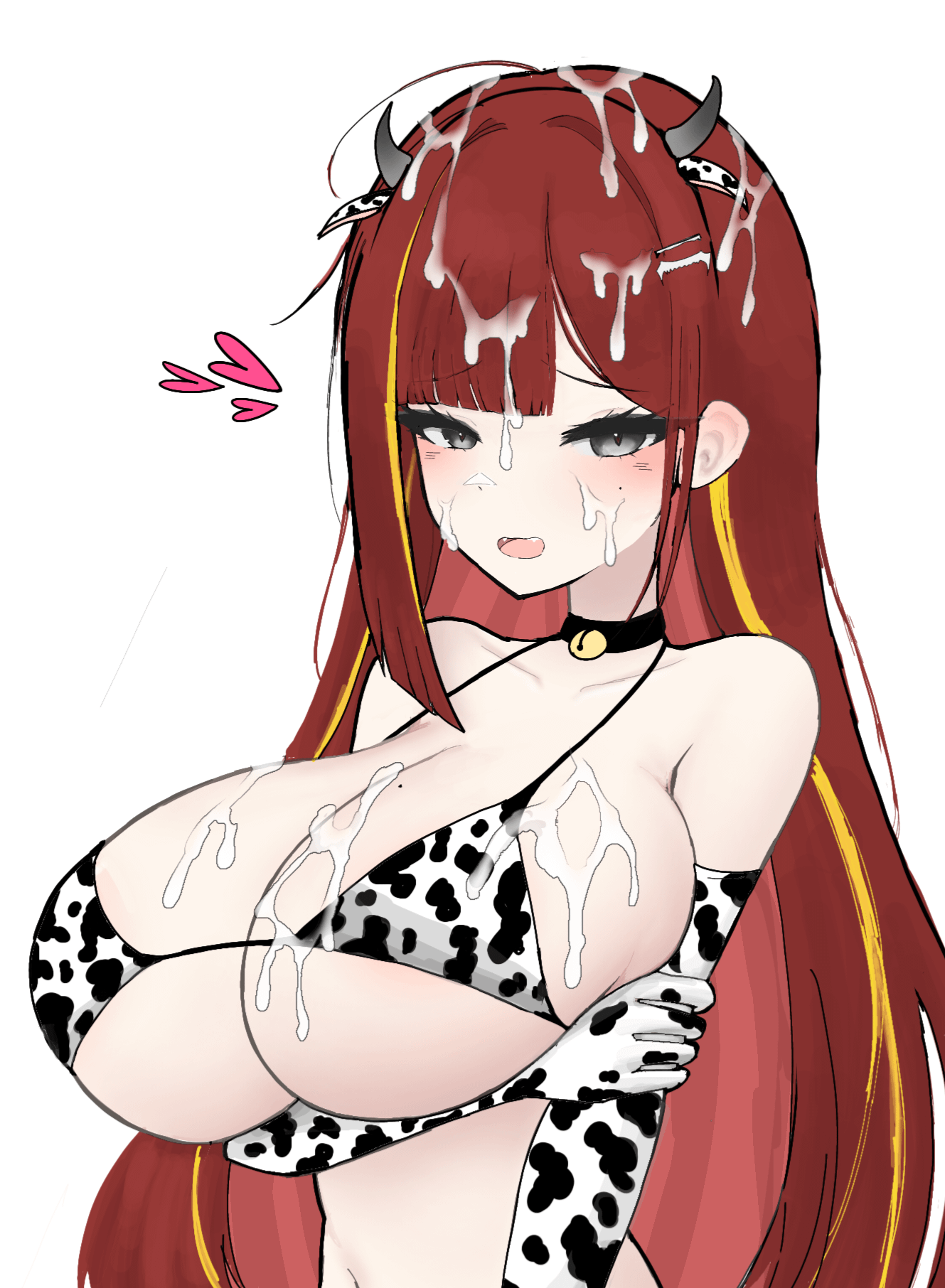 I drew bukkake hentai on my favorite vtuber Akane Lize