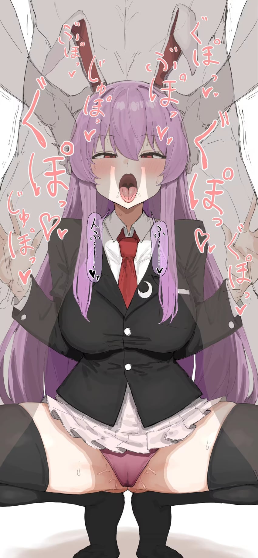 Bunny girls are the best at getting cum (kumiyabe) [touhou]