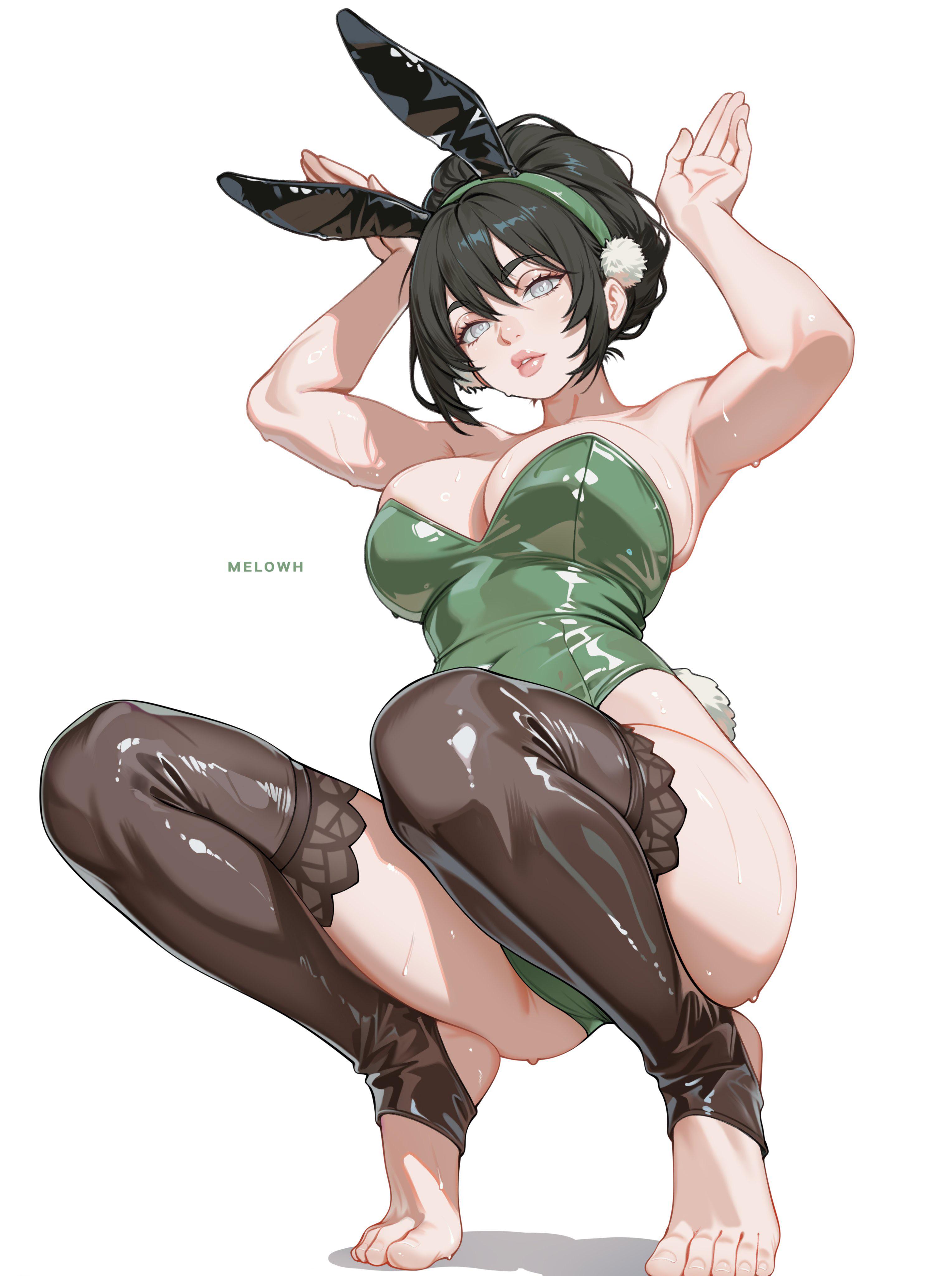 Toph bunny suit [Avatar: The Last Airbender] (Melowh)