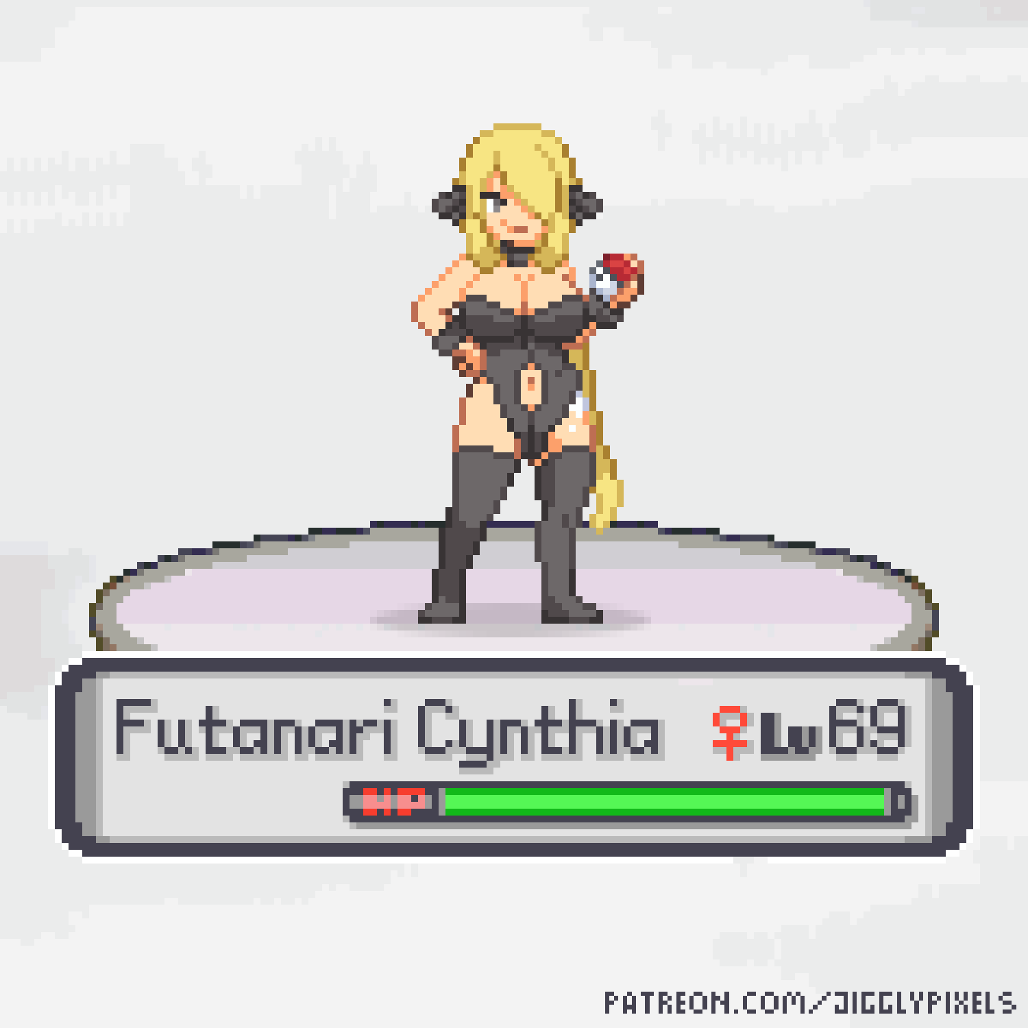 Futanari Champion Cynthia [OC]