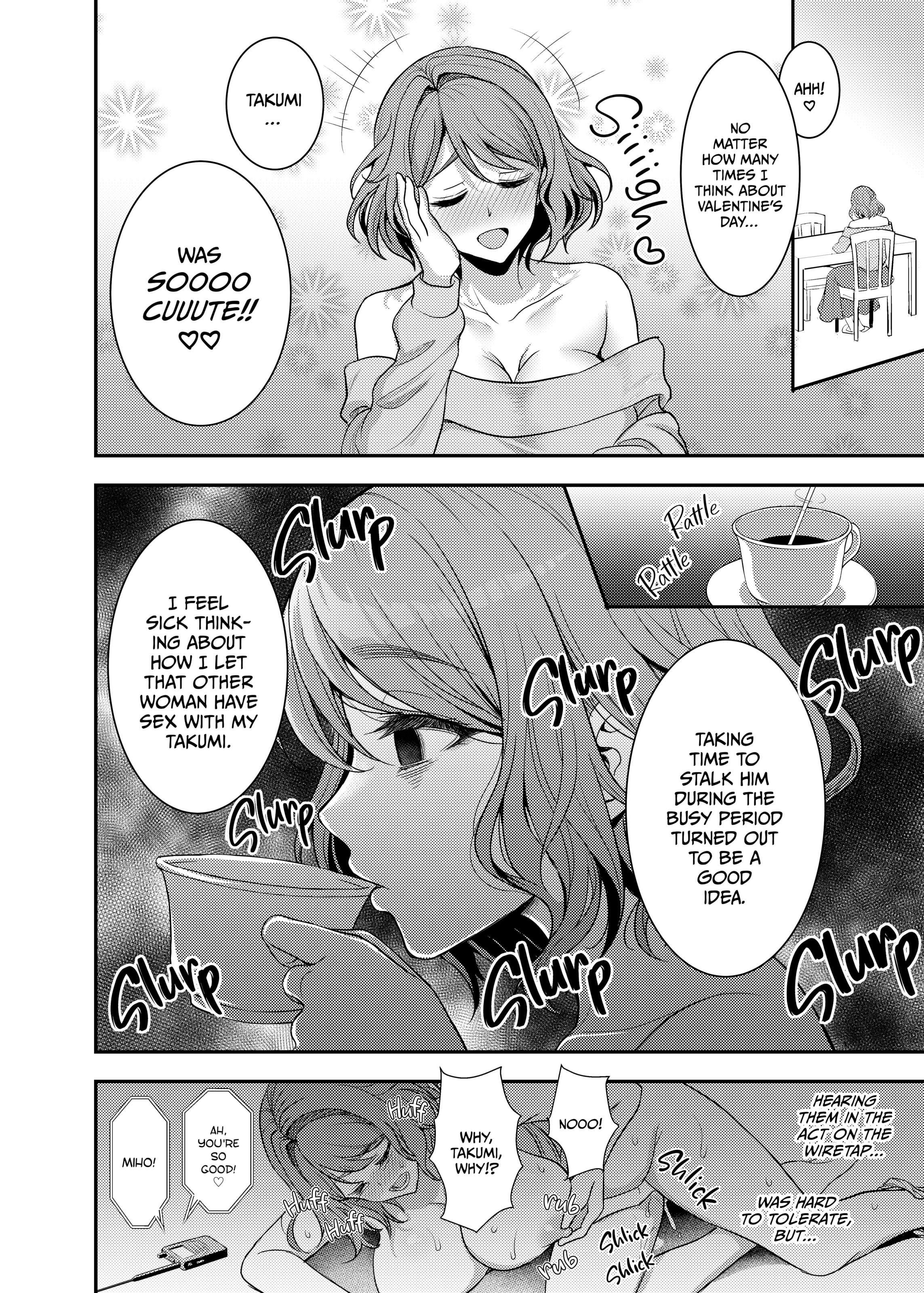 This is some crazy wife out here. A yandere wife really is scary lol