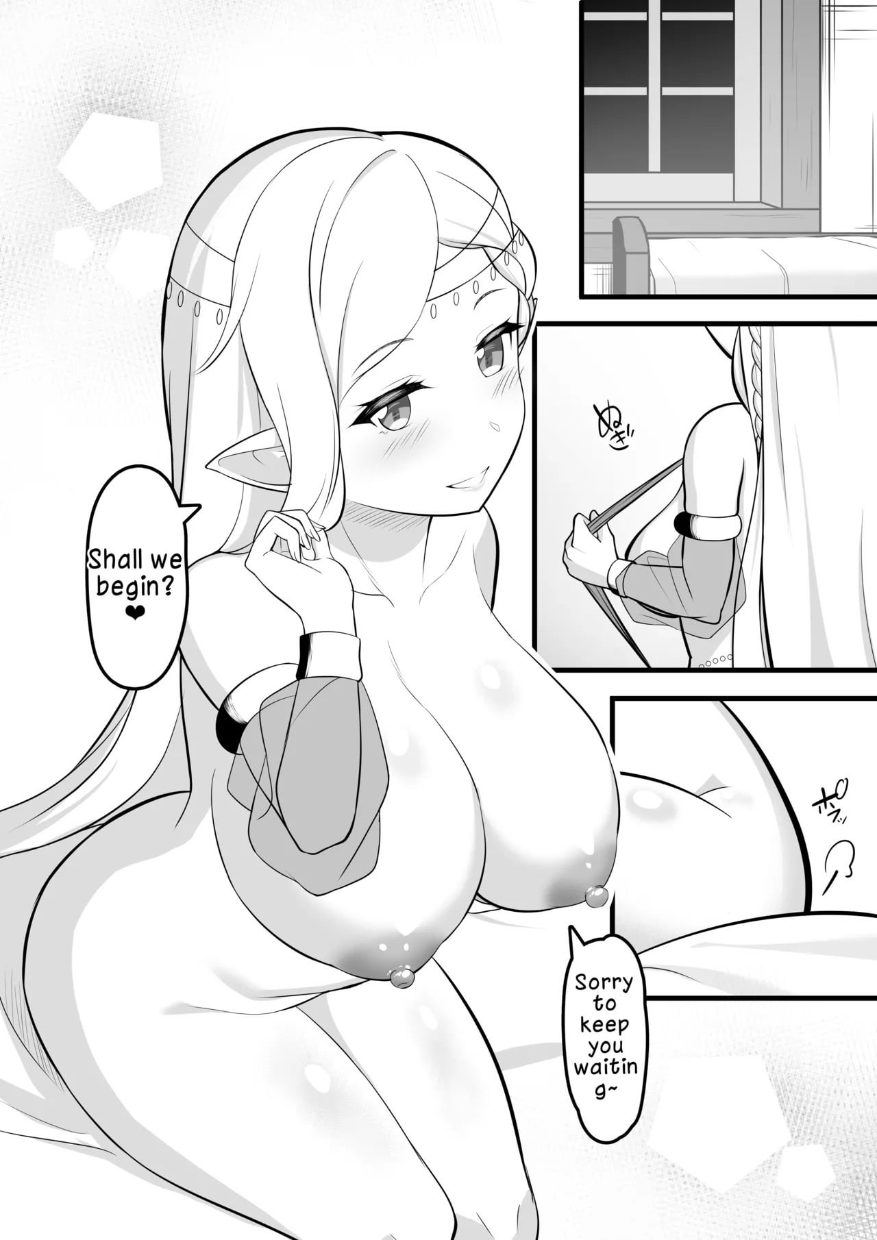 The Story of When I Went to a Dancer Brothel and a Beautiful Elf Dancer Milked Me Dry