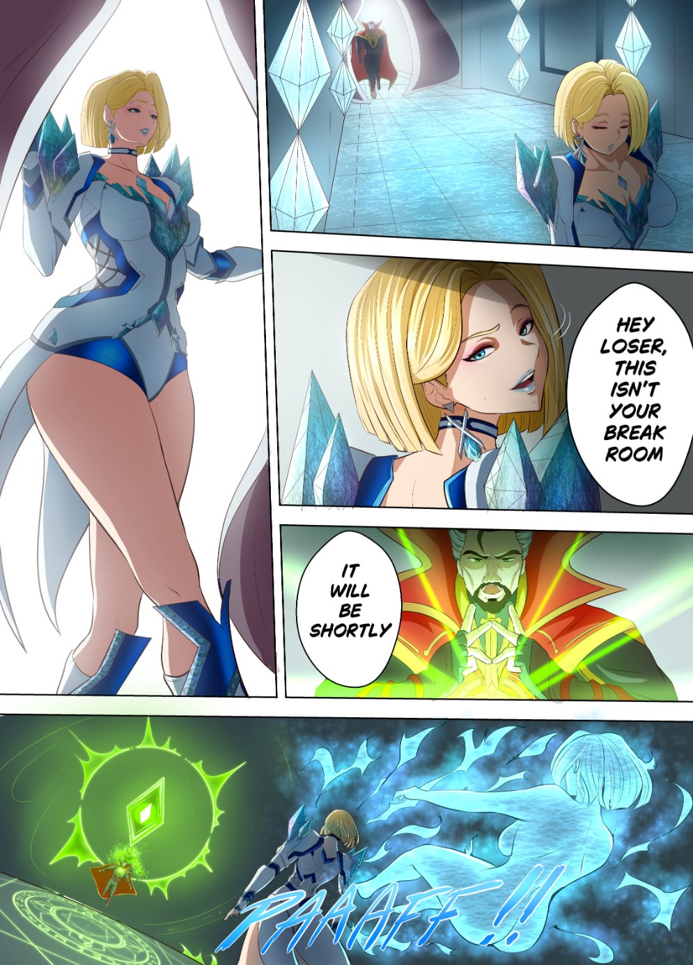 Emma Frost, Dr Strange | Rivals: Sore Loser | (Cloverdraw04) | Full Comic | [Possession Hub] [Marvel Comics] [Marvel Rivals]