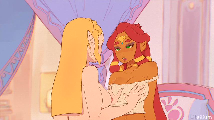 Princess Zelda and Urbosa (LitSilium) [The Legend of Zelda: Breath of the Wild]