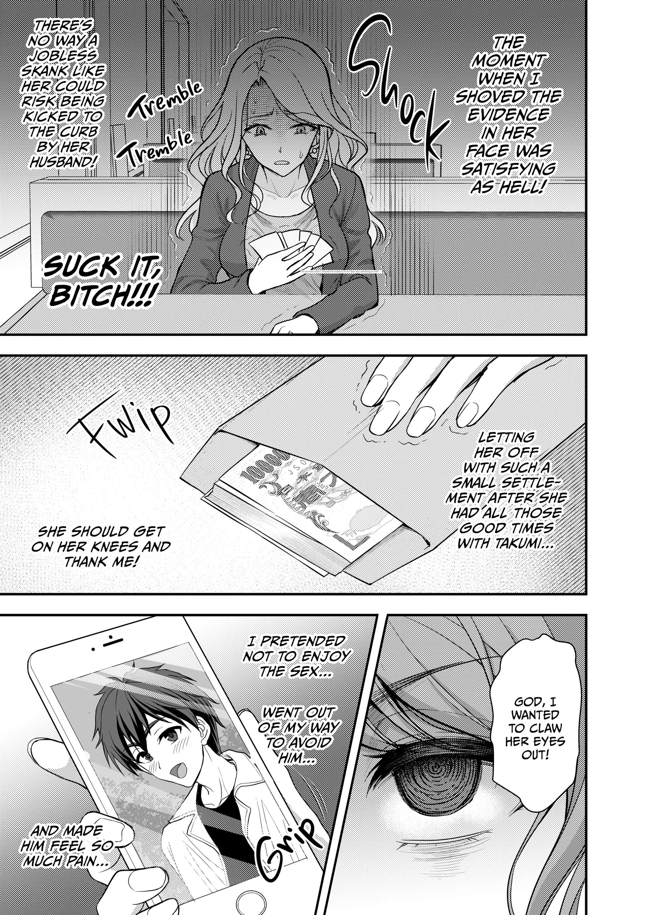 This is some crazy wife out here. A yandere wife really is scary lol