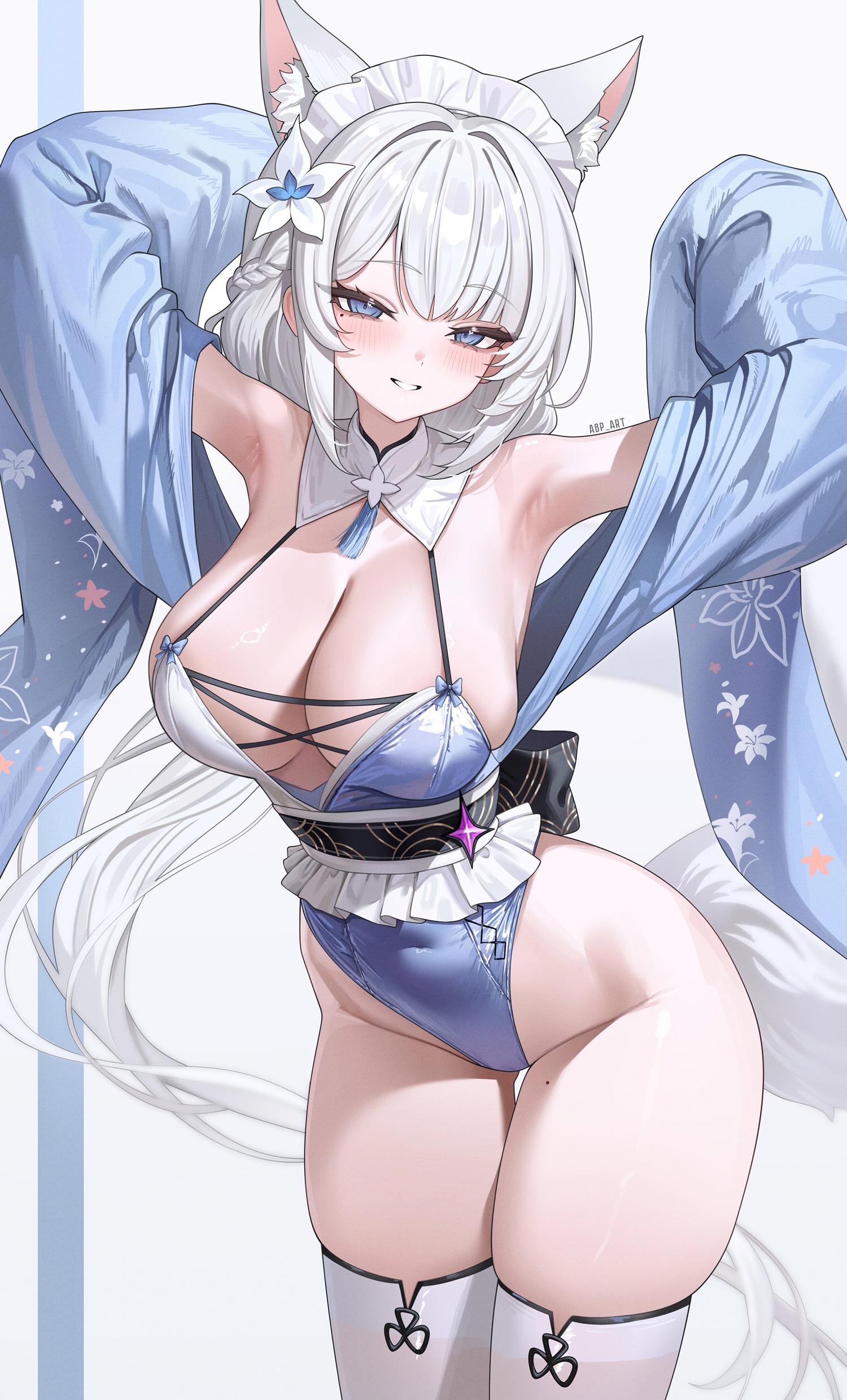 Otoha in blue leotard (ABP_ART)