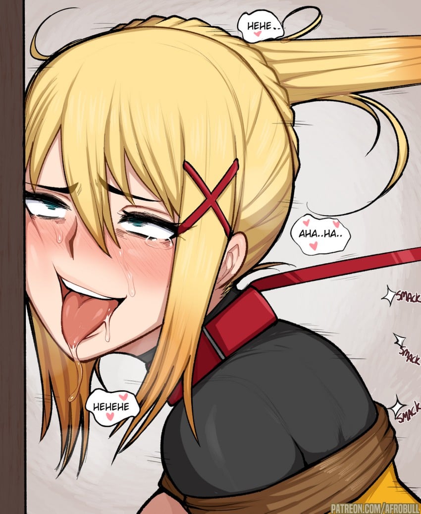 Darkness enjoying it [Konosuba] (Afrobull)