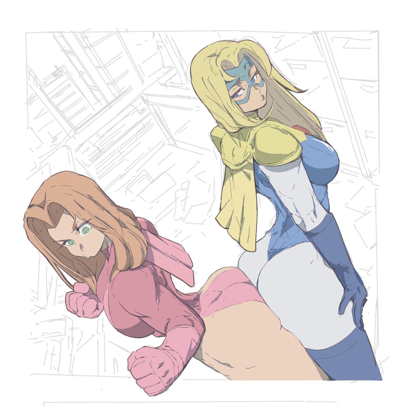 Atom Eve and Blonde Blazer Team Up (7Passes) [Invincible/Dispatch]