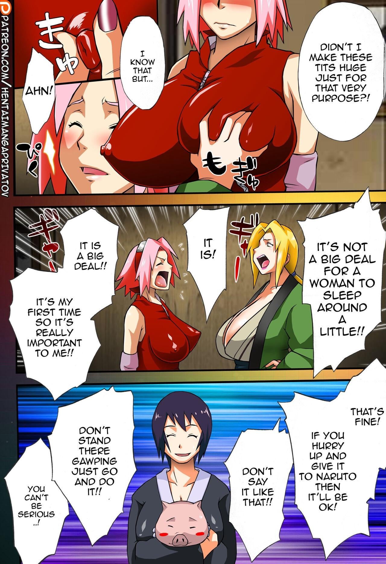 Sakura helps Naruto (1, P1) [Sahara Wataru]