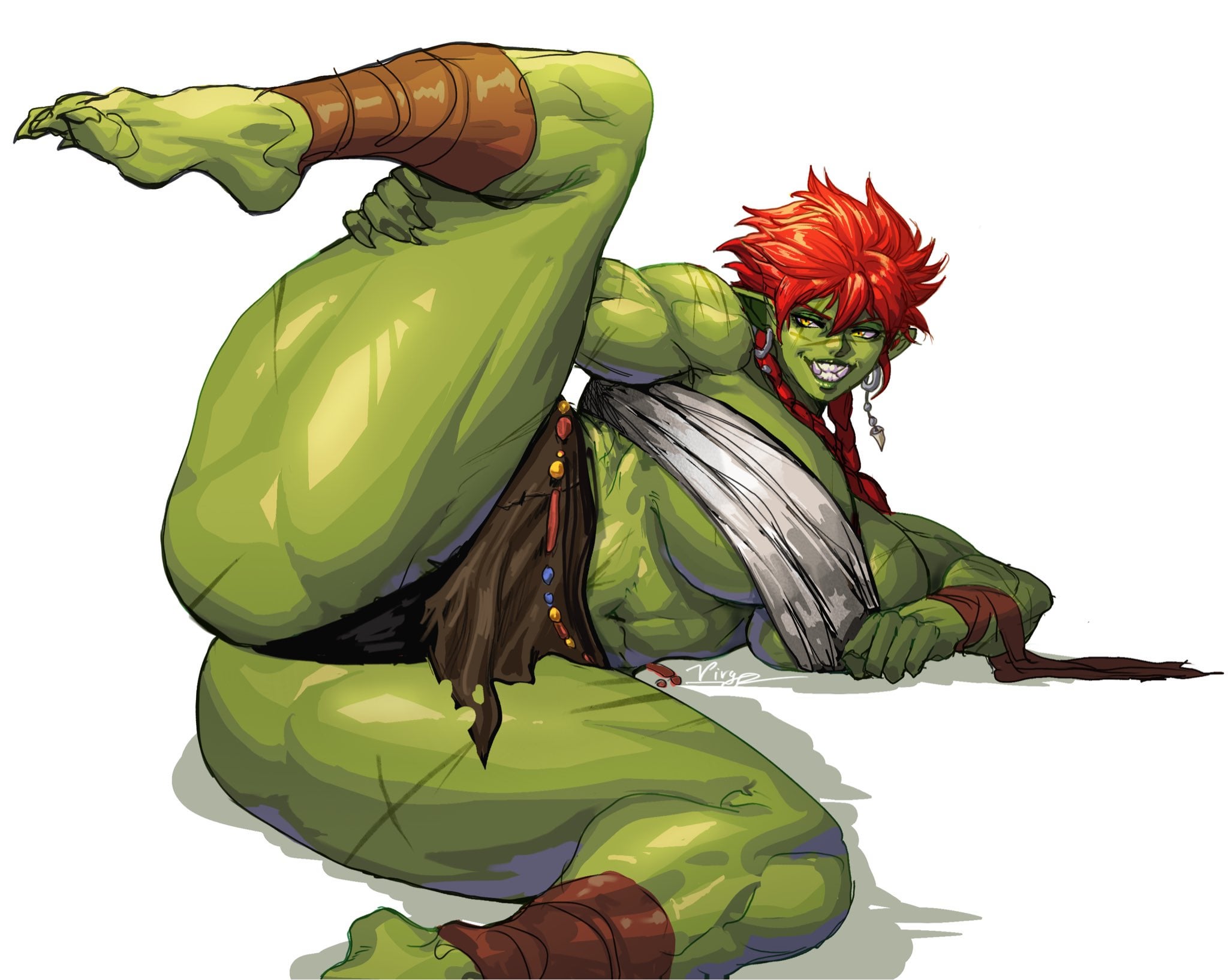 [Artist: virgoart] Orc Posting